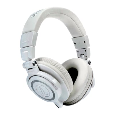 Audio Technica ATH-M50X Pro Studio Monitor Headphones in White
